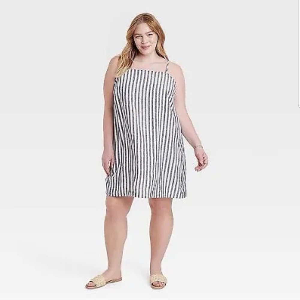 A New Day Striped Dress size XXL